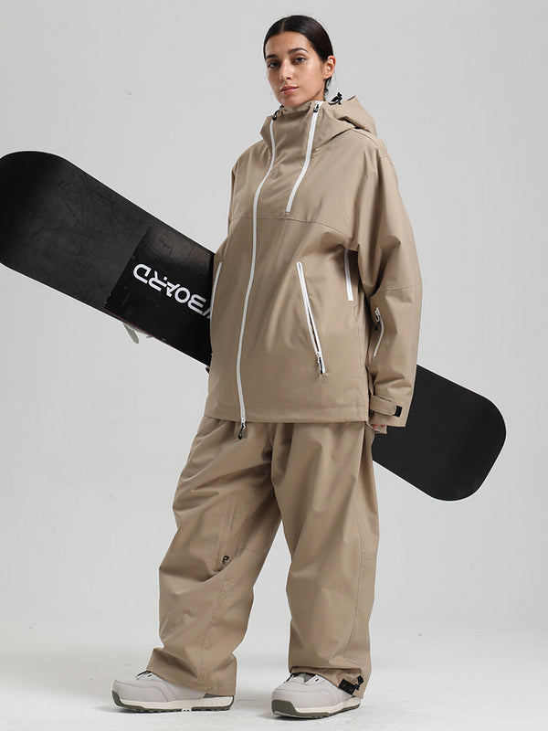 Gsou Snow HyperDrive Ganzjahres-Skianzug für Damen mit Farbblock-Design
