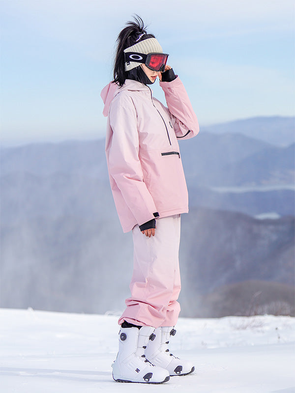 Bunte Neon-Winter-Snowboardanzüge für Damen