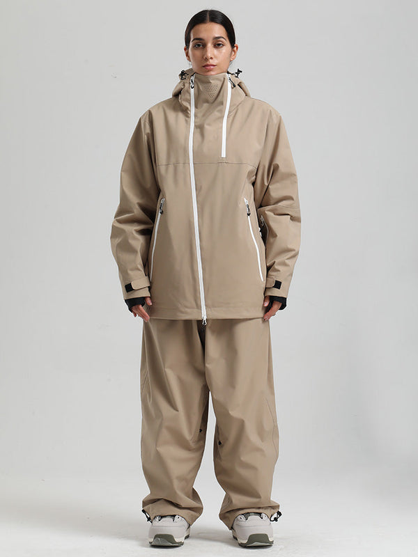 Gsou Snow HyperDrive Ganzjahres-Skianzug für Damen mit Farbblock-Design