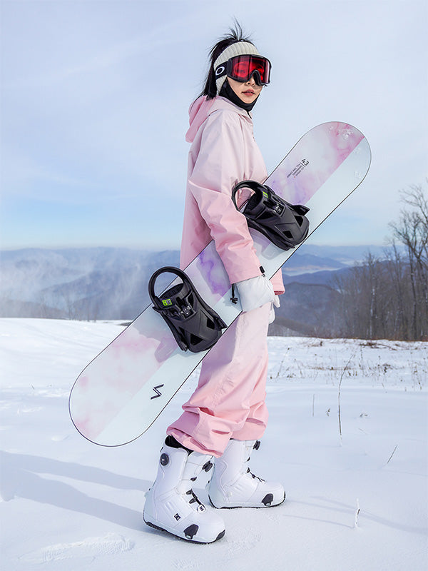 Bunte Neon-Winter-Snowboardanzüge für Damen