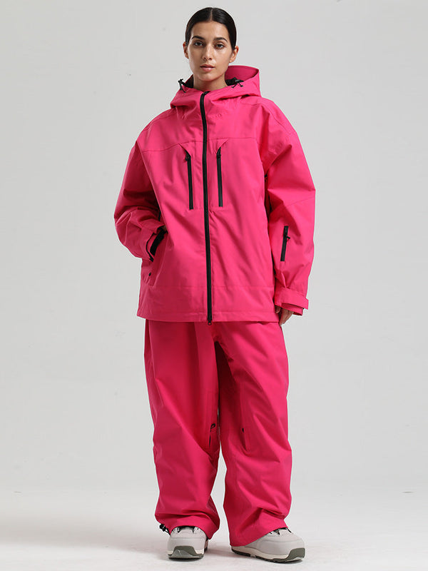 Gsou Snow Durable Mountain Pro Damen-Schneeanzüge mit Isolierung und Windschutz