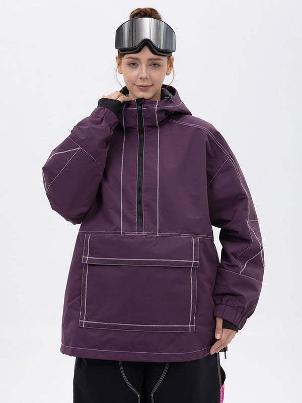 Mountain Vibe Streetstorm Pullover-Snowboardjacke für Damen – Ganzjahresjacke
