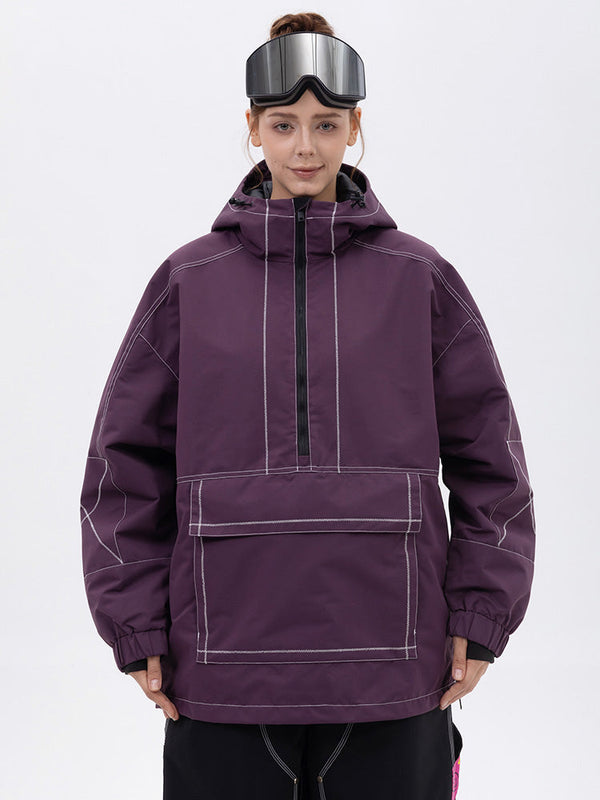 Mountain Vibe Streetstorm Pullover-Snowboardjacke für Damen – Ganzjahresjacke
