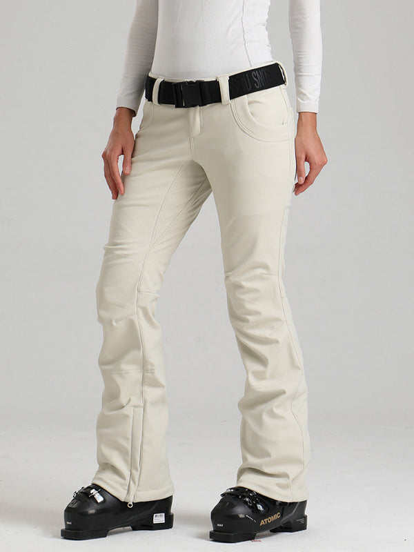 Gsou Snow Alpine Chic Flare Stretch-Skihose für Damen