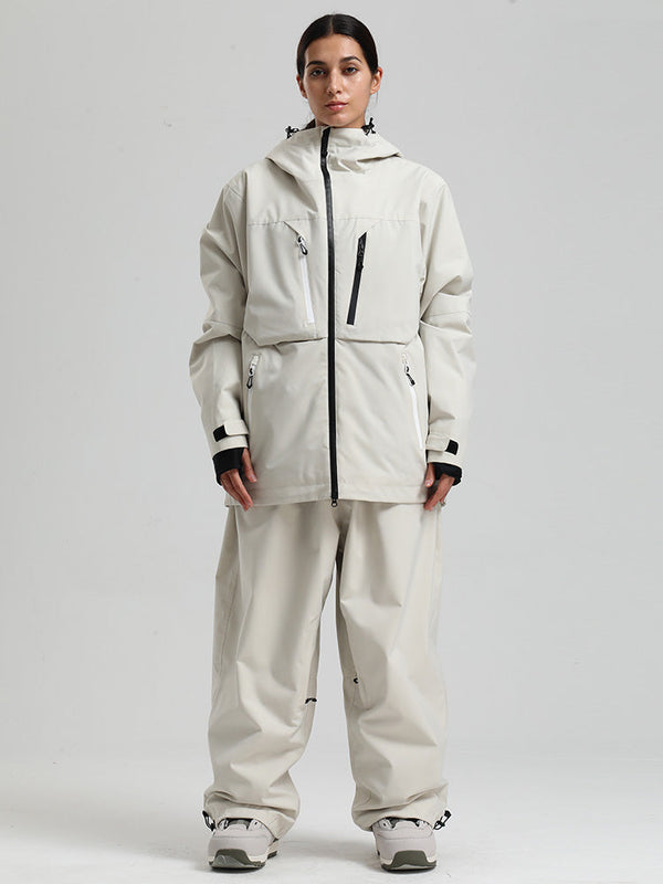 Women's Gsou Snow Durable Mountain Pro Winter Function Cargo Snow Suits