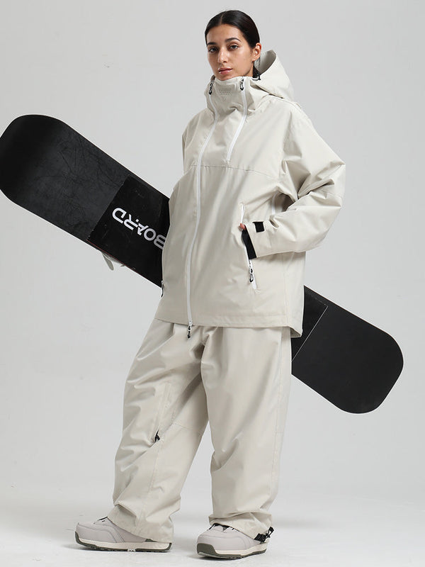 Gsou Snow HyperDrive Ganzjahres-Skianzug für Damen mit Farbblock-Design