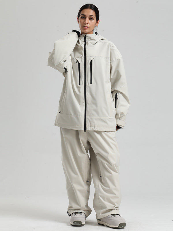 Gsou Snow Durable Mountain Pro Damen-Schneeanzüge mit Isolierung und Windschutz