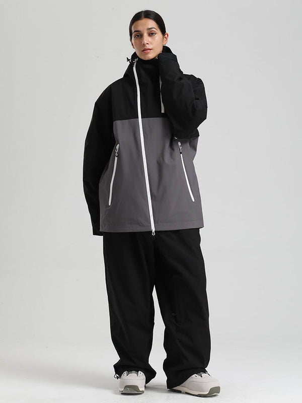 Gsou Snow HyperDrive Ganzjahres-Skianzug für Damen mit Farbblock-Design