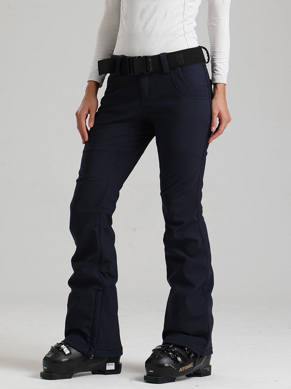 Gsou Snow Alpine Chic Flare Stretch-Skihose für Damen