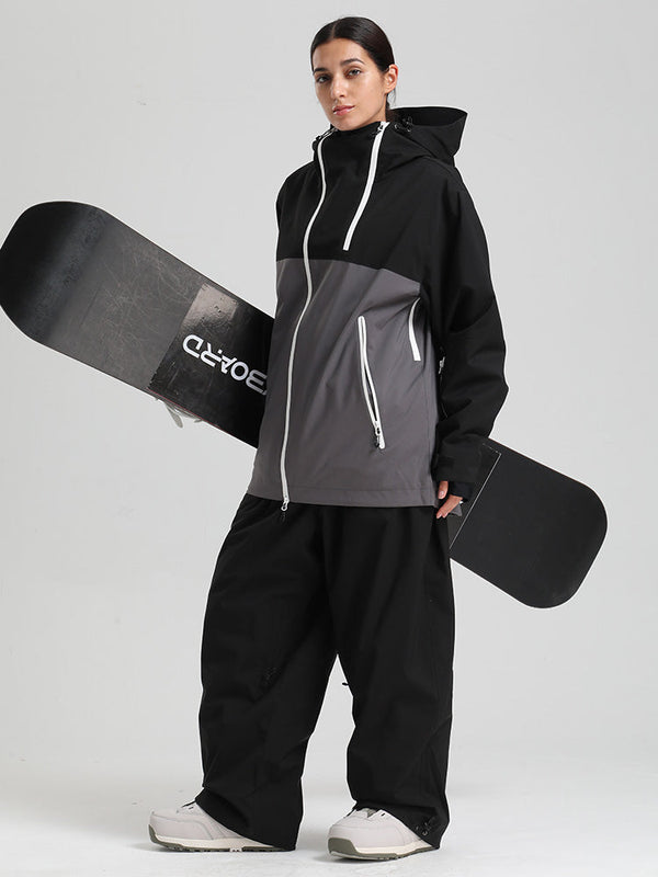 Gsou Snow HyperDrive Ganzjahres-Skianzug für Damen mit Farbblock-Design