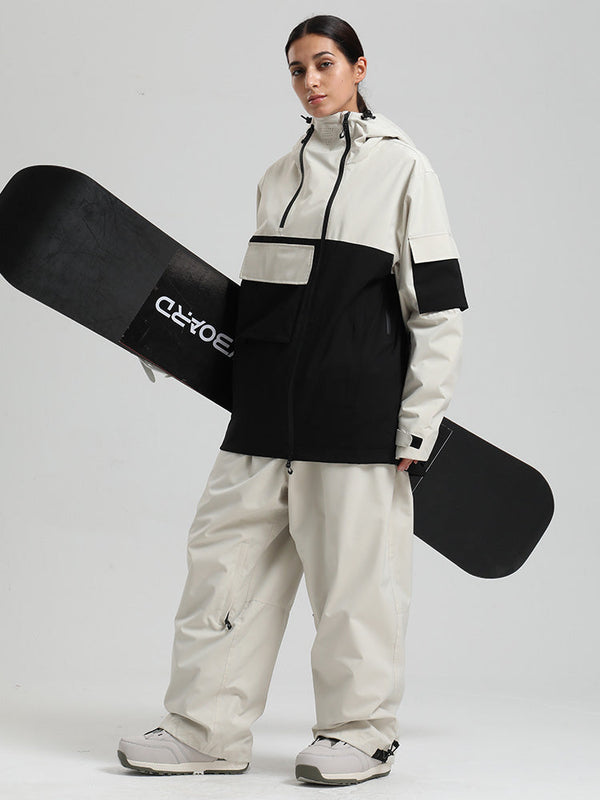 Gsou Snow Terrain Flow FlexZip Hybrid Cargo Snowboardanzüge für Damen