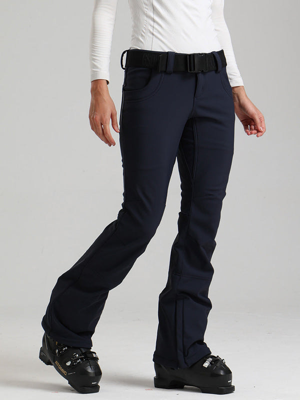 Gsou Snow Alpine Chic Flare Stretch-Skihose für Damen