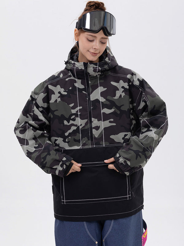 Mountain Vibe Streetstorm Pullover-Snowboardjacke für Damen – Ganzjahresjacke