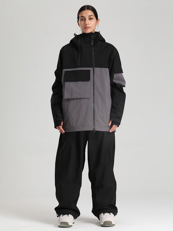 Gsou Snow Terrain Flow FlexZip Hybrid Cargo Snowboardanzüge für Damen