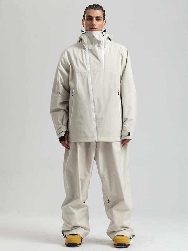 Gsou Snow HyperDrive Ganzjahres-Skianzug für Herren, Farbblock-Design, Cargo-Stil