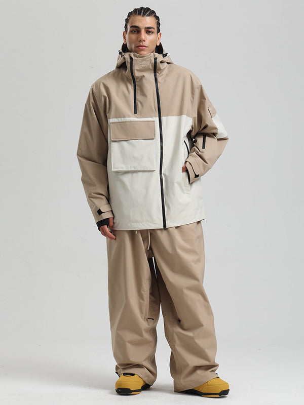 Men's Gsou Snow Terrain Flow FlexZip Hybrid Cargo Snowboard Suits