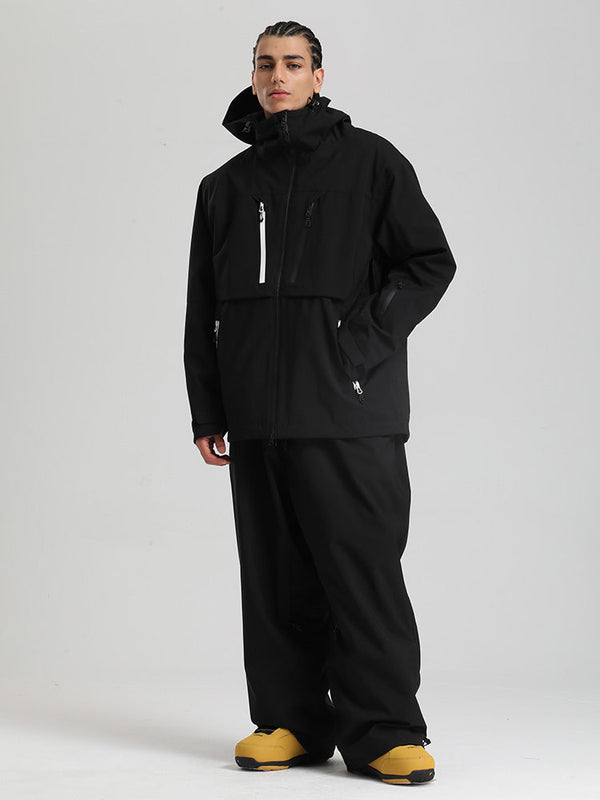 Gsou Snow Herren Strapazierfähiger Mountain Pro Winter Funktions-Cargo-Schneeanzug