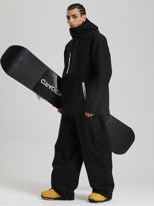 Gsou Snow Herren Strapazierfähiger Mountain Pro Winter Funktions-Cargo-Schneeanzug