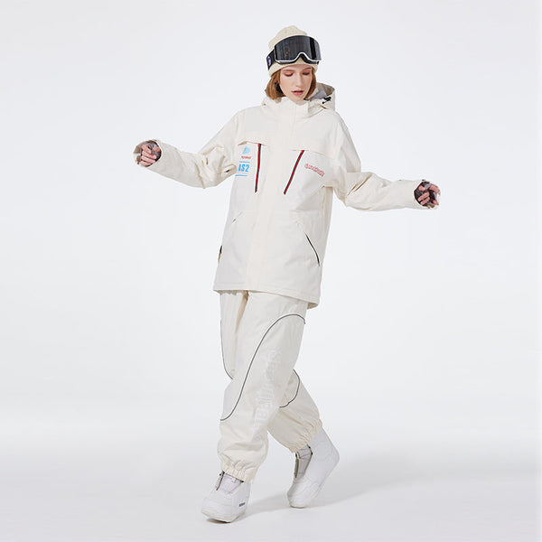 SpeedPanda Mountain Unisex Alpine Avalanche Flare Expedition Schneeanzug für Damen und Herren