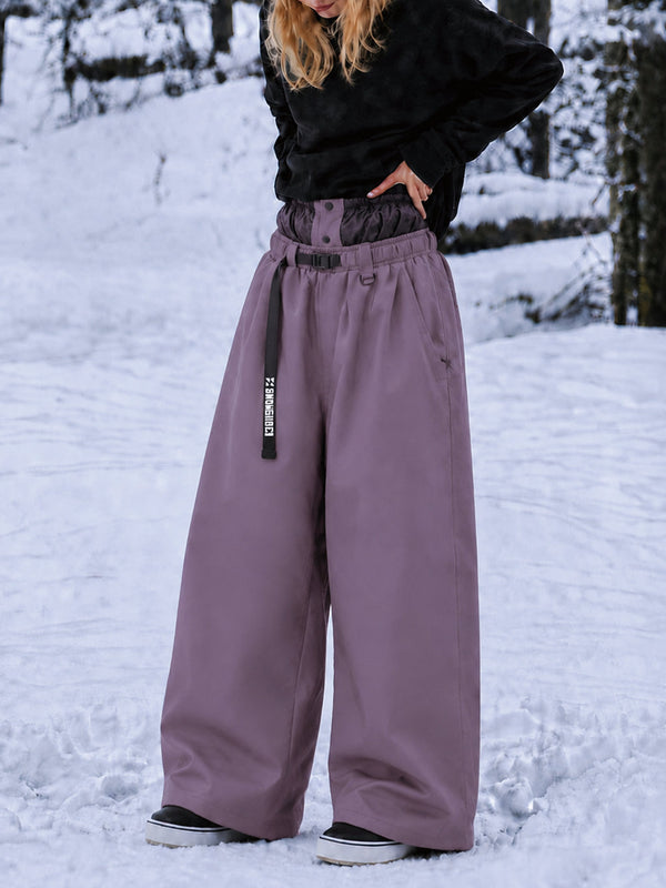 Hyper Beast Damen-Snowboardhose, strapazierfähig, vielseitig, Freestyle, Baggy-Design