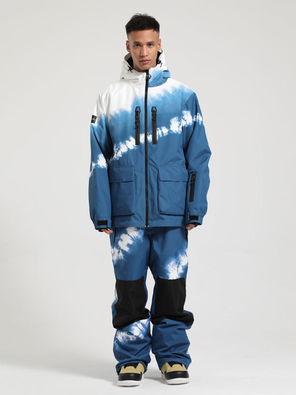 Gsou Snow Winter Ranger Cargo-Schneejacke & Latzhose für Herren (Set)