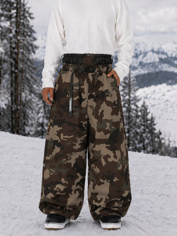 Hyper Beast Herren-Snowboardhose, strapazierfähig, vielseitig, Freestyle, Baggy-Design