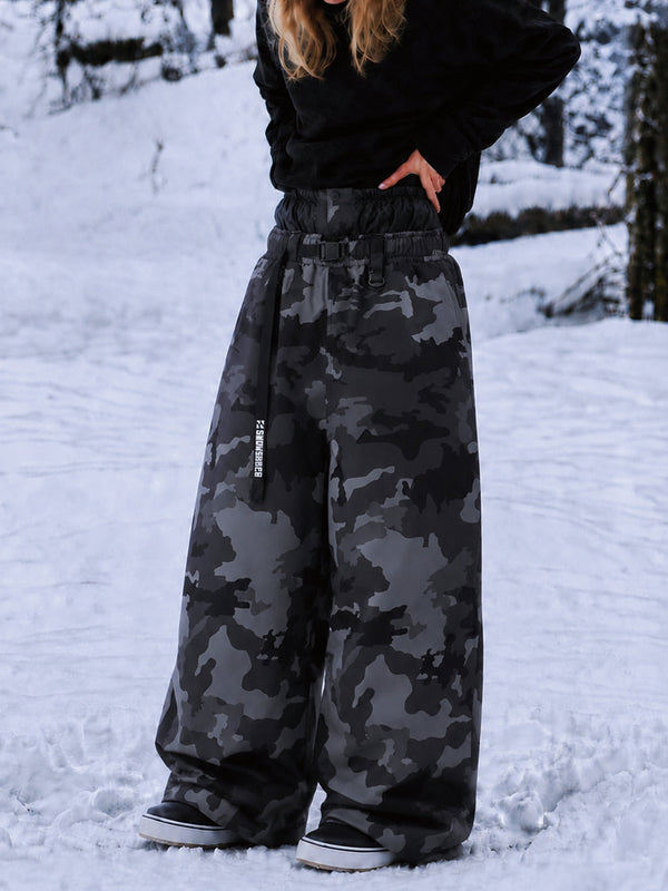 Hyper Beast Damen-Snowboardhose, strapazierfähig, vielseitig, Freestyle, Baggy-Design