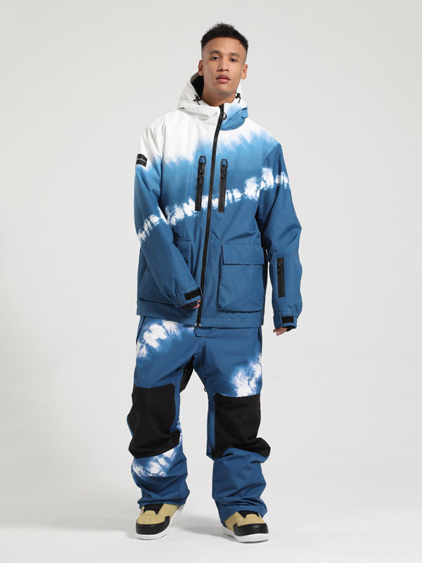Gsou Snow Winter Ranger Cargo-Schneejacke & Latzhose für Herren (Set)