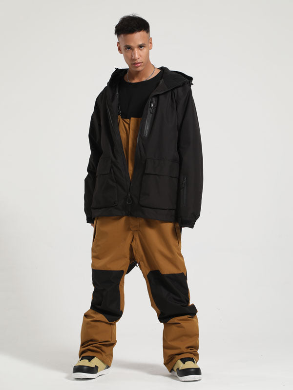 Gsou Snow Winter Ranger Cargo-Schneejacke & Latzhose für Herren (Set)