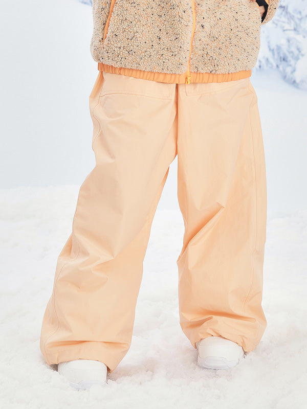YXSS Snow Peak Sprite Damen-Snowboardhose, wasserdicht, locker geschnitten