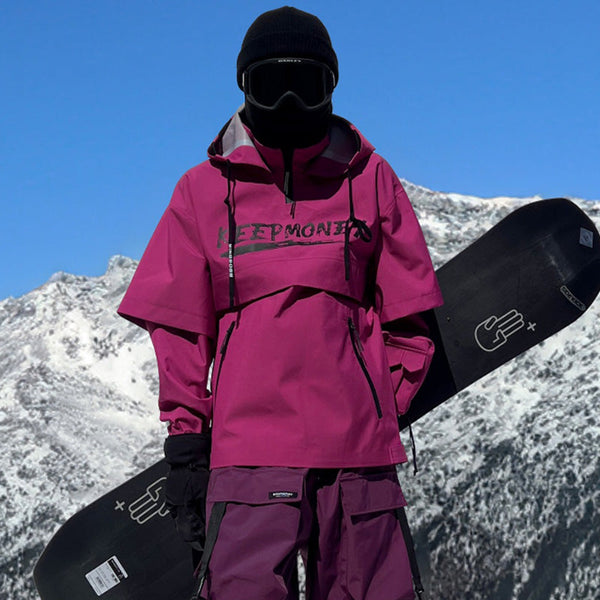 Keep Money Mountain Chill Baggy Snowboardjacke für Herren