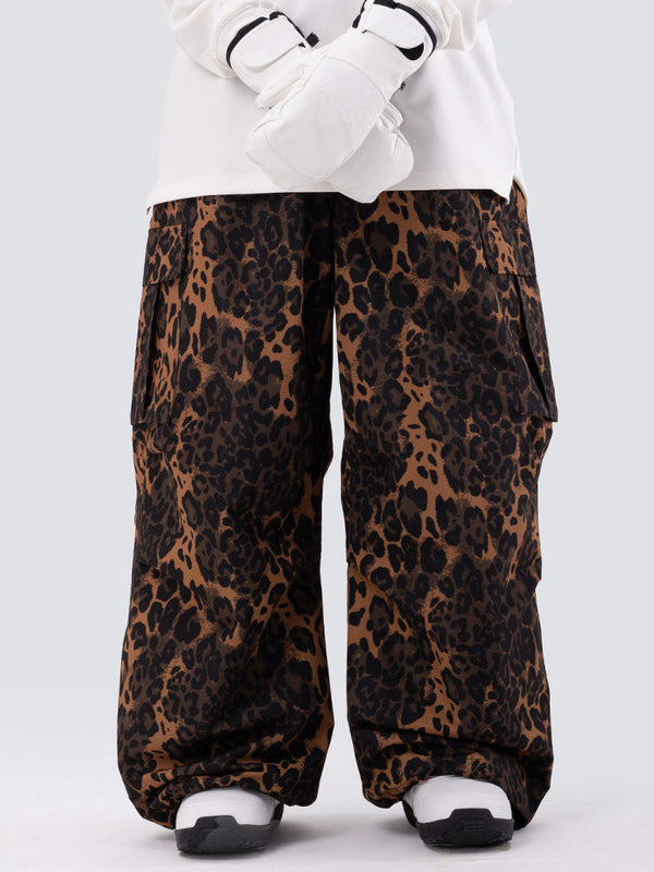 Mountain Chill Freestyle Prime Baggy Leopard Snowboardhose für Damen