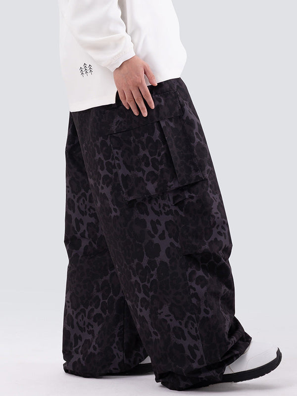 Mountain Chill Freestyle Prime Baggy Leopard Snowboardhose für Damen
