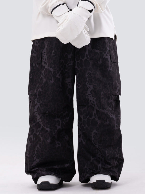 Mountain Chill Freestyle Prime Baggy Leopard Snowboardhose für Damen