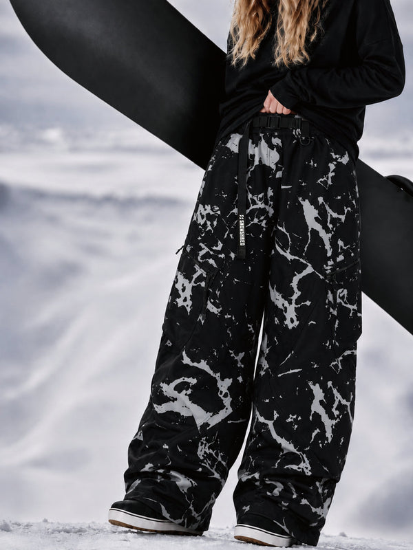 TerrainFlex Freestyle Oversized Cargo Snowboardhose für Damen – Crew Edition