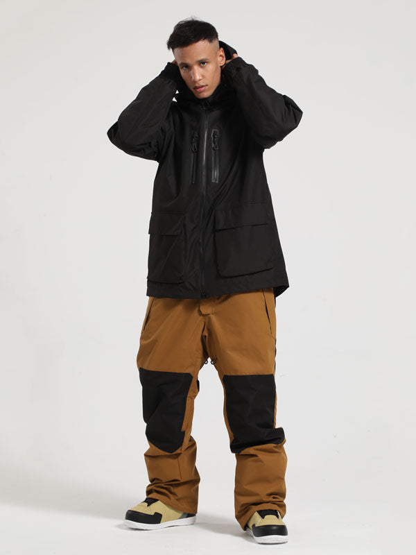 Gsou Snow Winter Ranger Cargo-Schneejacke & Latzhose für Herren (Set)
