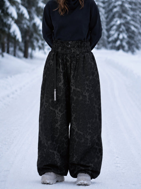 Hyper Beast Damen-Snowboardhose, strapazierfähig, vielseitig, Freestyle, Baggy-Design