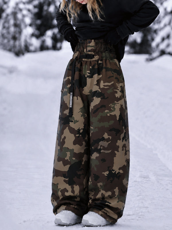 Hyper Beast Damen-Snowboardhose, strapazierfähig, vielseitig, Freestyle, Baggy-Design