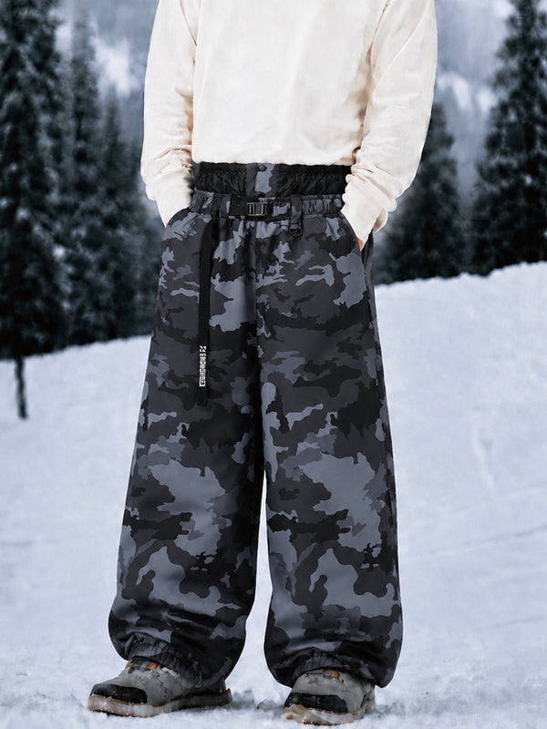 Hyper Beast Herren-Snowboardhose, strapazierfähig, vielseitig, Freestyle, Baggy-Design