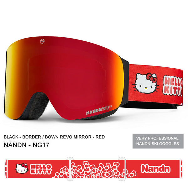 Nandn Unisex Snowboard-Schutzbrille zum Öffnen