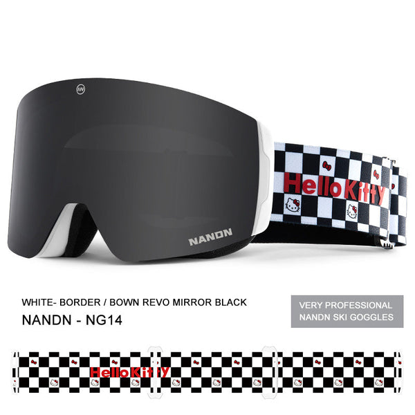 Nandn Unisex Tierfreundliche Kult-Schneebrille