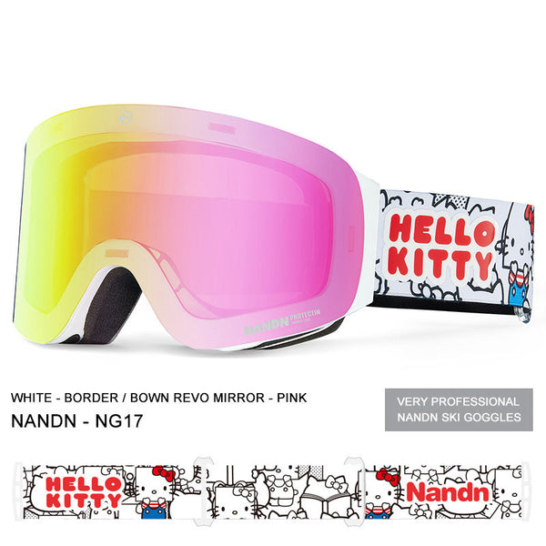 Nandn Unisex Snowboard-Schutzbrille zum Öffnen