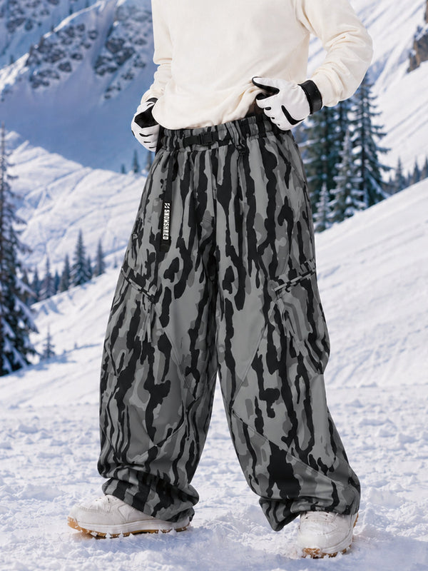 Pantalon de snowboard cargo oversize TerrainFlex Freestyle pour homme – Édition Crew