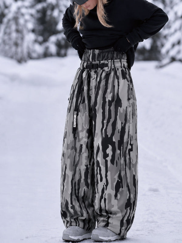 Hyper Beast Damen-Snowboardhose, strapazierfähig, vielseitig, Freestyle, Baggy-Design
