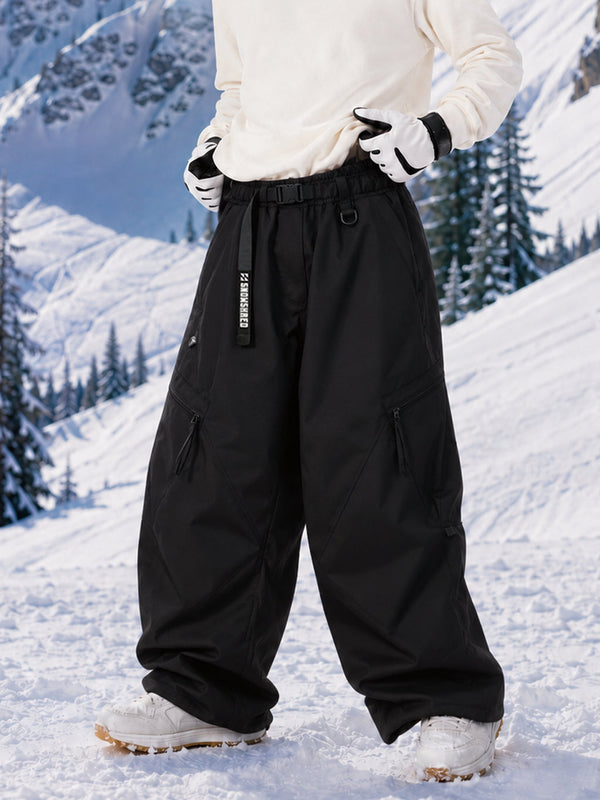 Pantalon de snowboard cargo oversize TerrainFlex Freestyle pour homme – Édition Crew