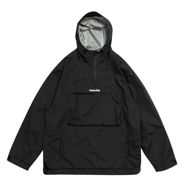 Nobaday Dawn Damen-Windbreaker-Anorak mit großer Tasche, Snowboardjacke