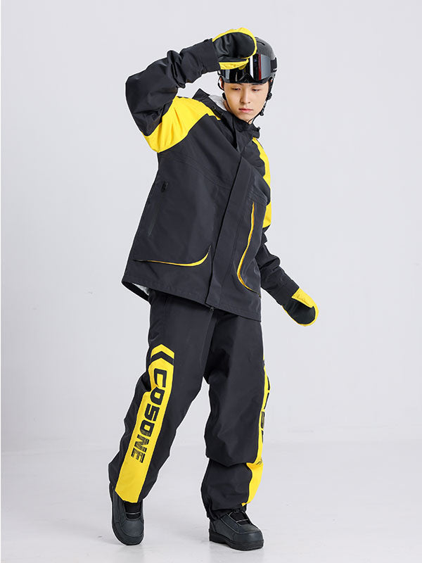 Cosone Adept V Winter-Schneejacke und -hose für Herren mit großen Taschen