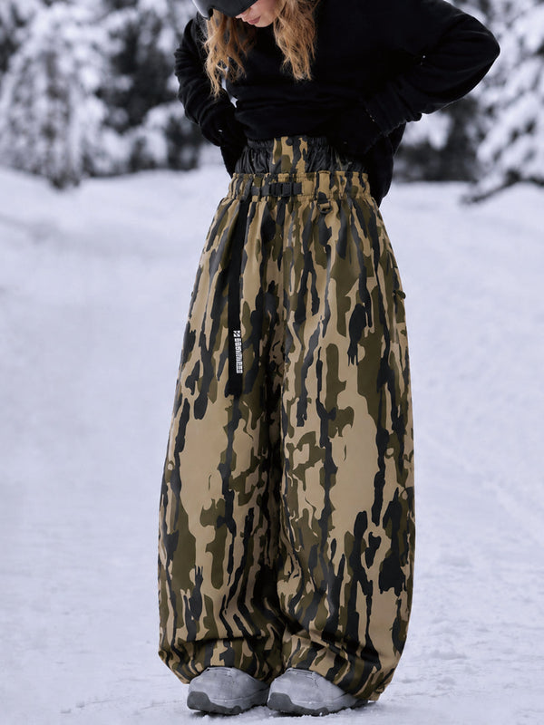Hyper Beast Damen-Snowboardhose, strapazierfähig, vielseitig, Freestyle, Baggy-Design