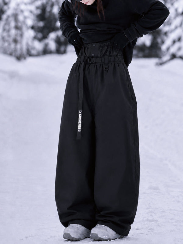 Hyper Beast Damen-Snowboardhose, strapazierfähig, vielseitig, Freestyle, Baggy-Design