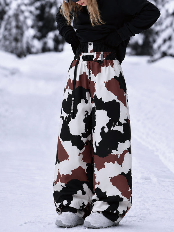Hyper Beast Damen-Snowboardhose, strapazierfähig, vielseitig, Freestyle, Baggy-Design